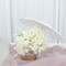 4 White 16" Paper Umbrellas Decorative Parasol Wedding Favors Party Events